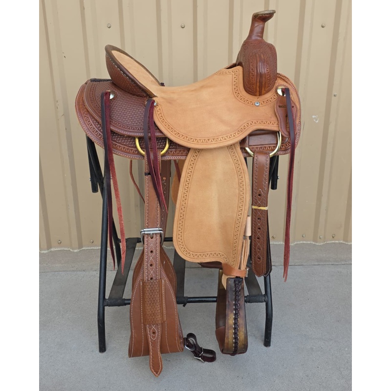 #1837 16″ Corriente Association Ranch Saddle