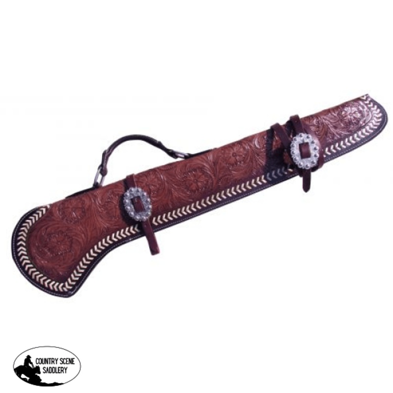 Showman  34″ Floral tooled gun scabbard