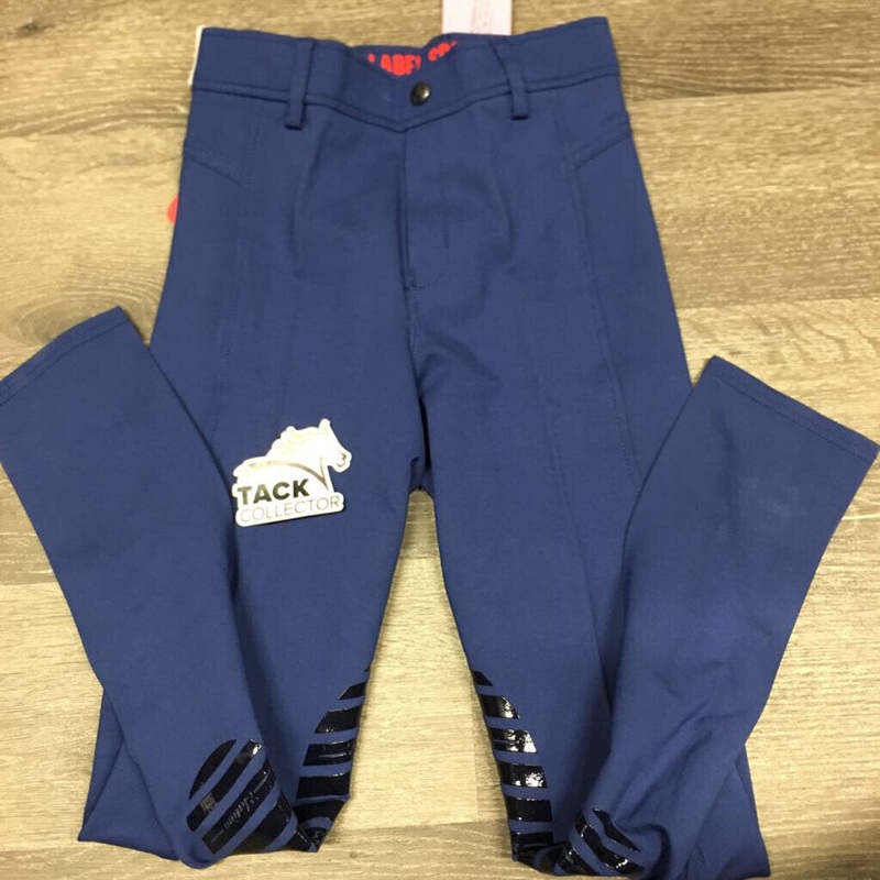 JUNIORS Euroseat Breeches, Pull On, tag *new Lg Navy New