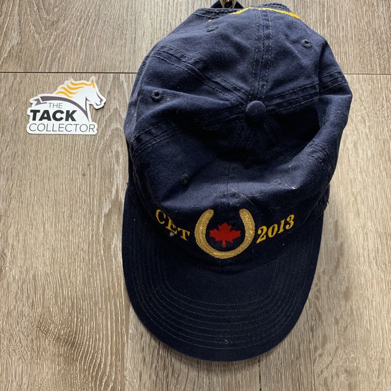 “CET 2013” Ball Cap *gc, faded, hairy Navy/Multi Used