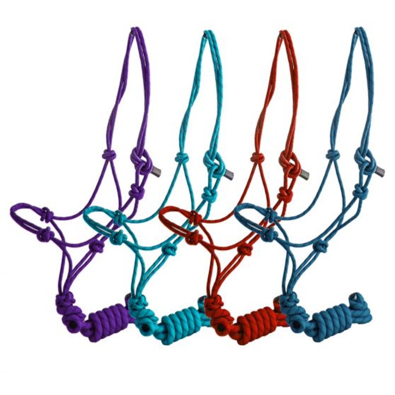 Horse Size Cowboy Knot Halter with Matching 8′ Lead