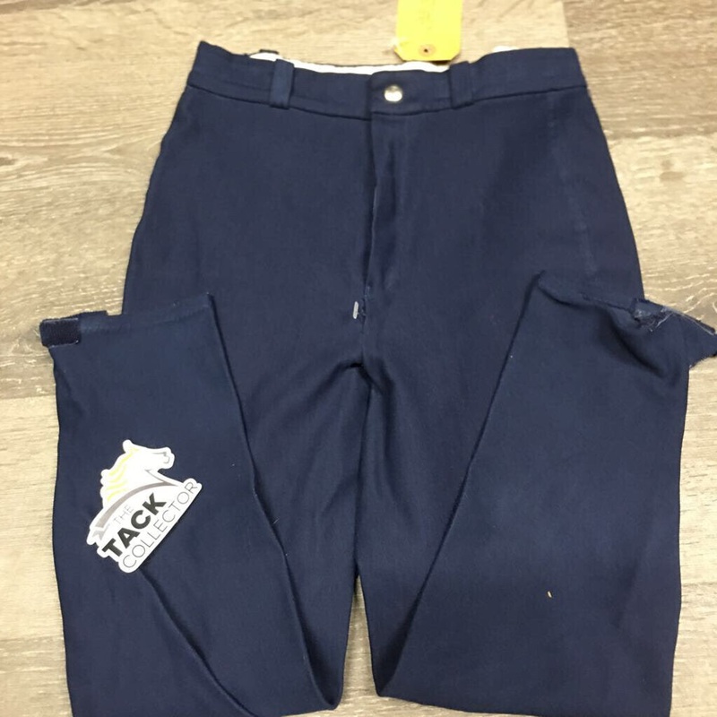 Breeches *gc, older, no knees, pilly edges, undone seat seams, rubs, pills 24 Navy Used