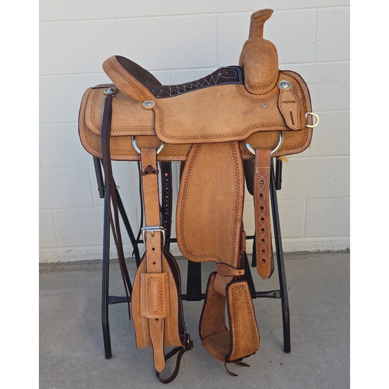 #1910 16″ Corriente Roping Saddle