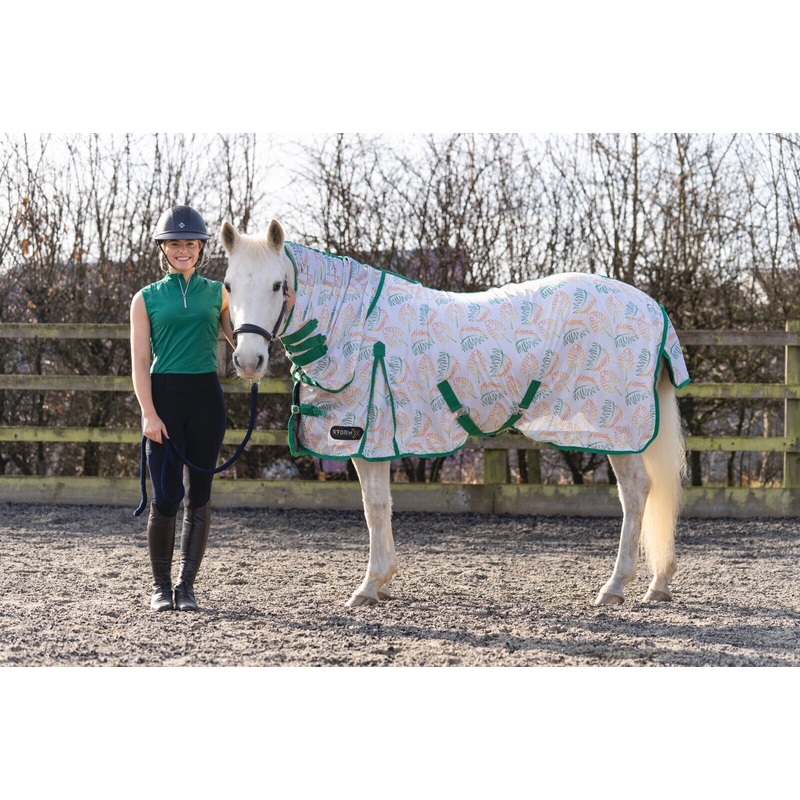 HY StormX Original Tropical Paradise Combi Fly Horse Pony Rug