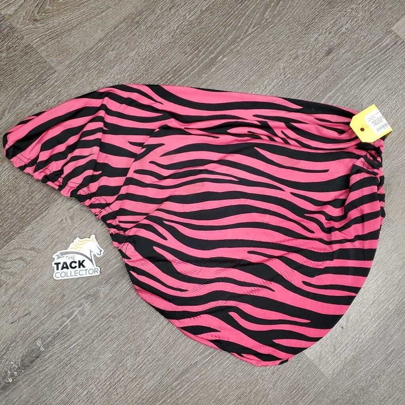 Jump Thin Lycra Saddle Cover *vgc, clean, mnr stains Zebra – Pink/Black Used