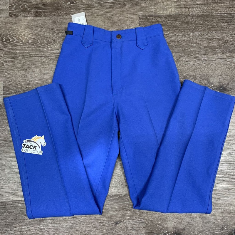 Showmanship Straight Leg Boot Cut Pants *gc, older, pilly/snags 30 *28″ Blue Used