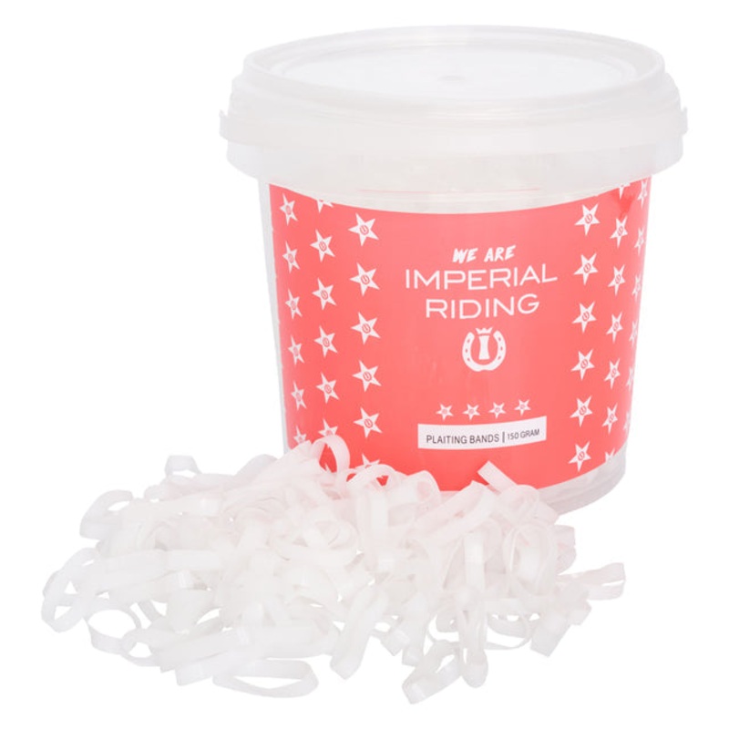Imperial Riding Plaiting Bands 150g White