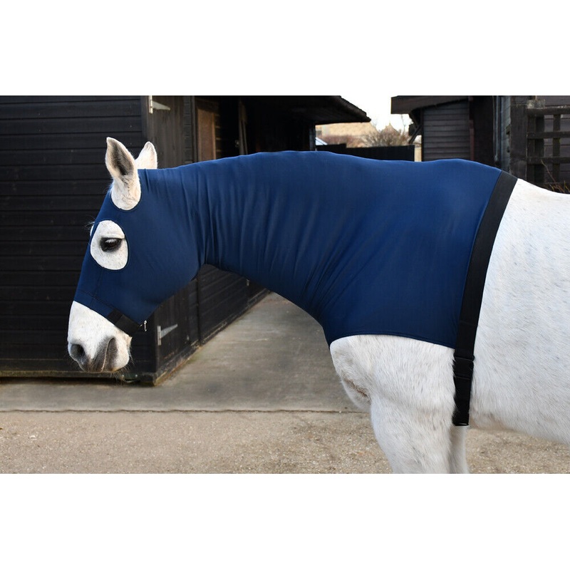 Rhinegold Lycra Hood with Face Horse Neck Cover