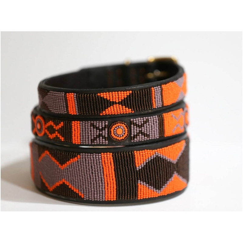 “Marula” Beaded Dog Collar