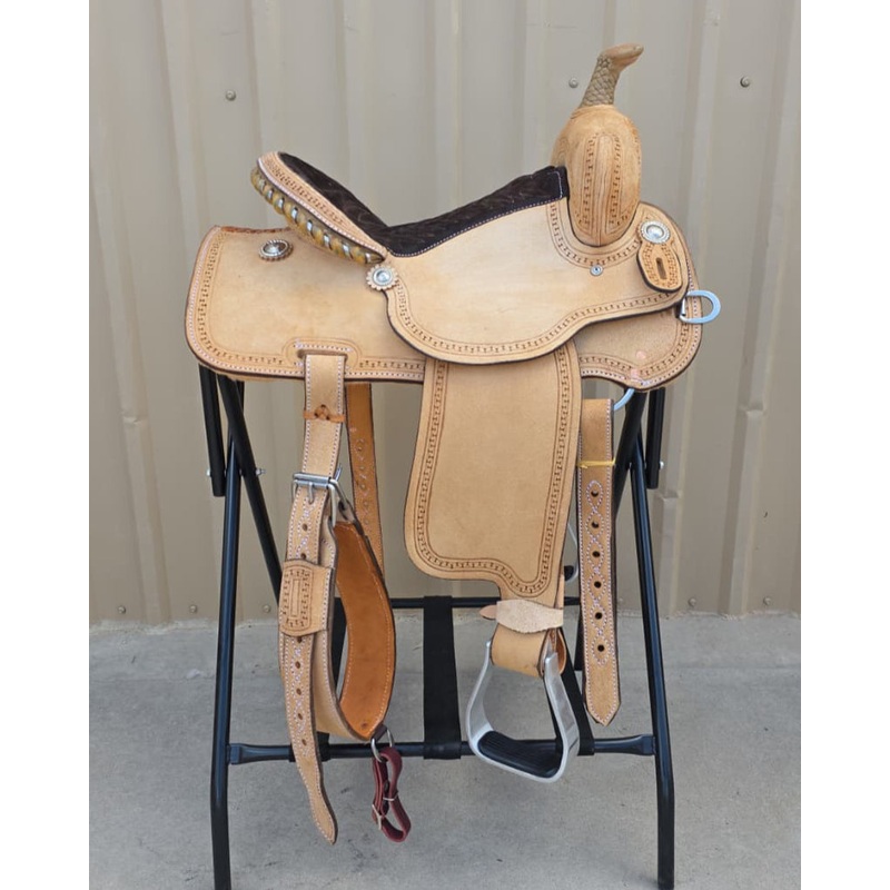#1877 14.5″ Corriente Barrel Saddle