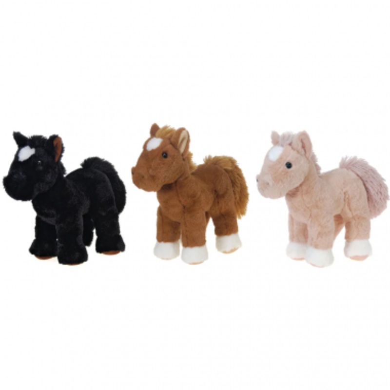 Plush Standing Horse – 10.5 inches