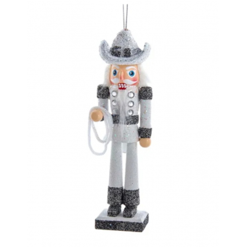Hollywood Nutcrackers Rhinestone Cowboy Nutcracker Ornament