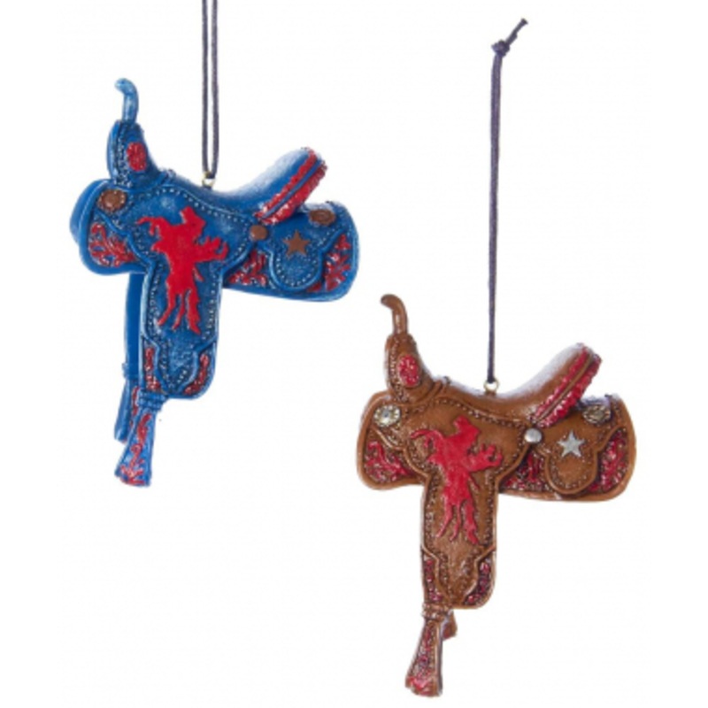 Kurt S Adler Western Saddle Ornament