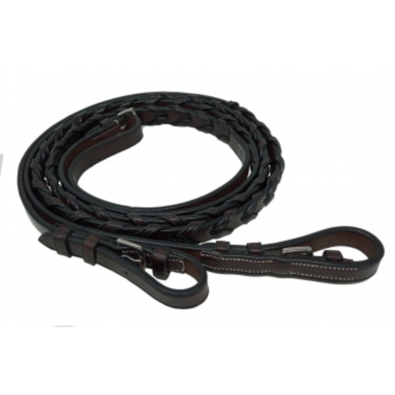 Nurtural Harmonie English Laced Reins with Buckle Ends – 5/8 inch