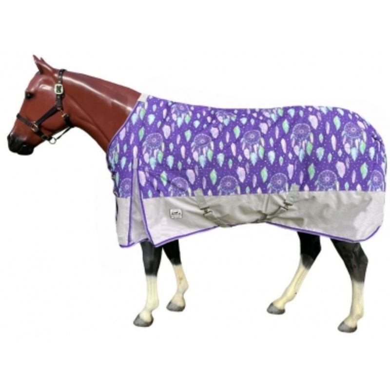 Rugged Ride Dreamcatcher 1200 Denier Midweight Waterproof Turnout Blanket – 200 gram Fill