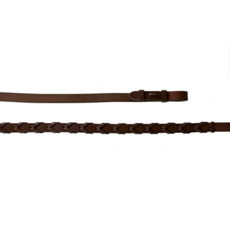 Laced Reins – Hook and Stud Ends