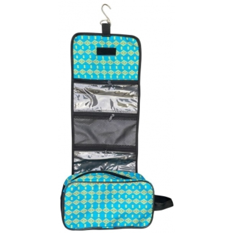 Showman Nylon Aztec Print Hanging Roll-Up Accessory Bag