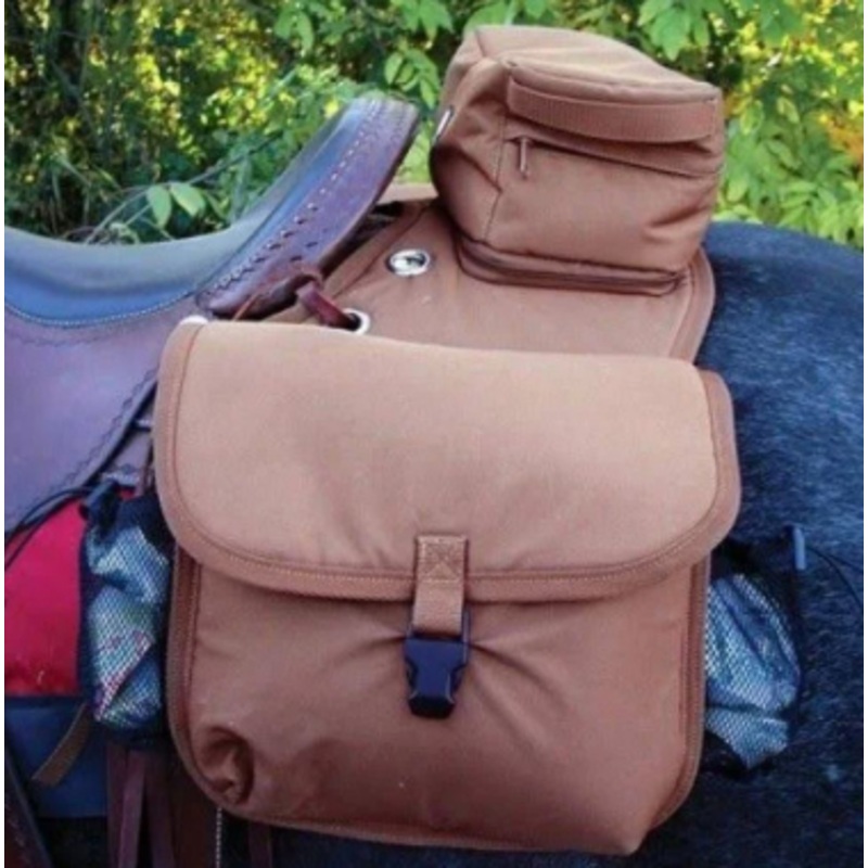 Cashel Deluxe Plus 600 Denier Saddle Bags With Removable Cantle Pouch