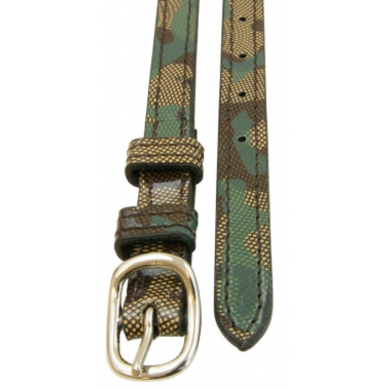 Fun Print English Leather Spur Straps