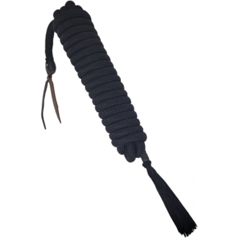 Rugged Ride Mecate Reins With Leather Popper