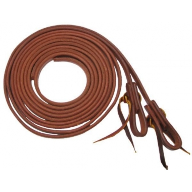 Showman 3/4 x 8′ Heavy Oiled Harness Leather Split Reins