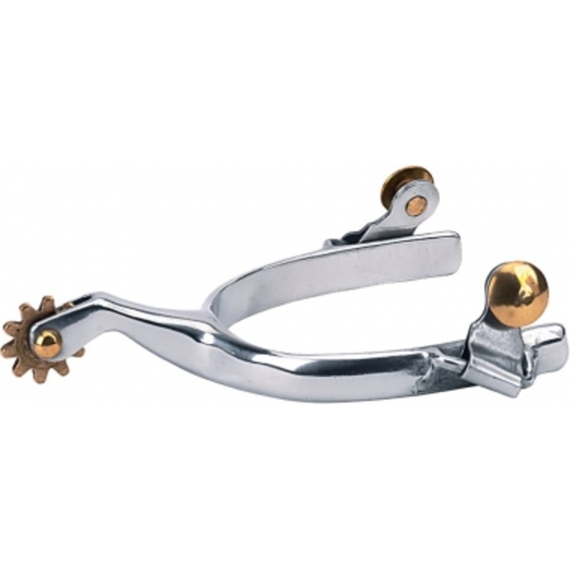 Roper Spurs Chrome Plated Mens