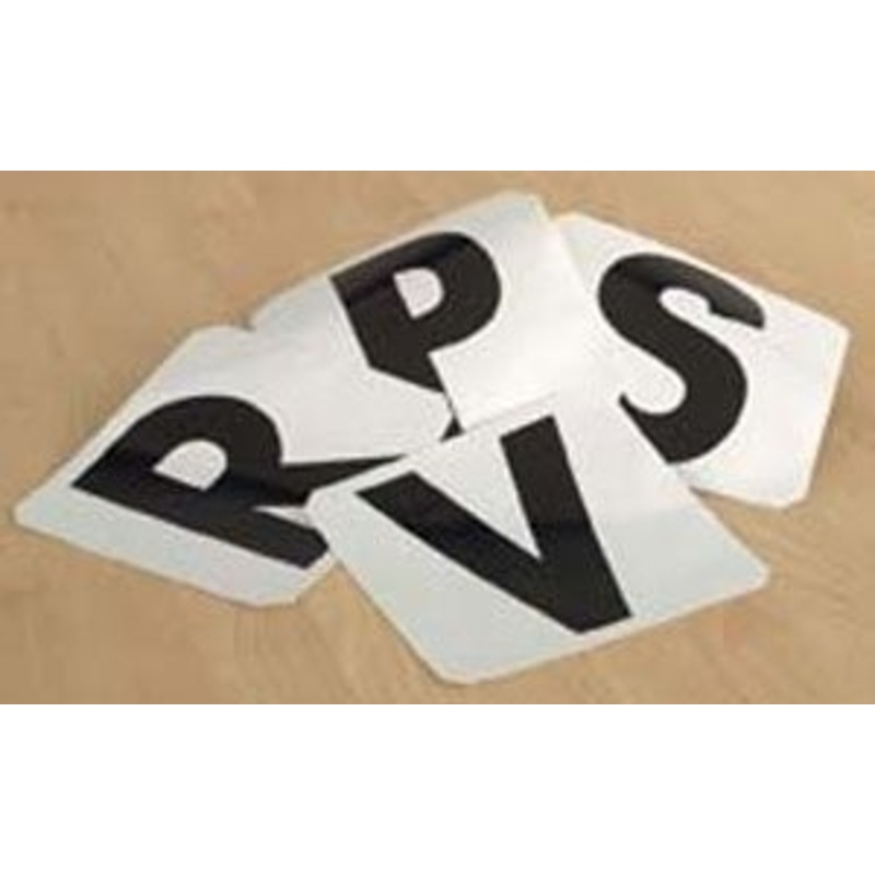 Self Adhesive Dressage Letters – R, S, V & P