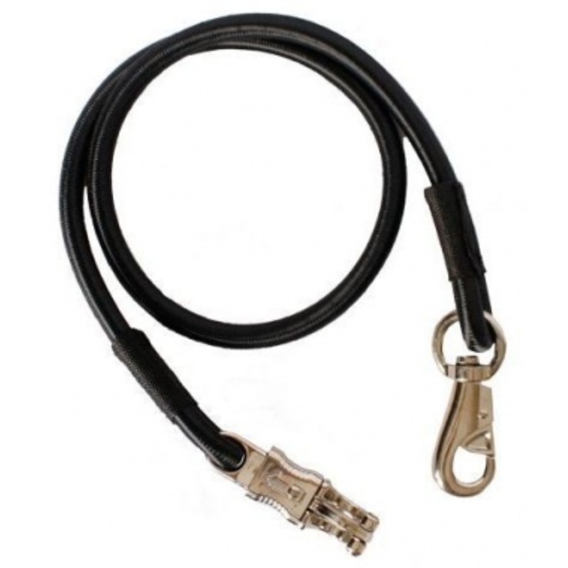 Bungee 60 Inch Black Cross Tie With Panic Snap End