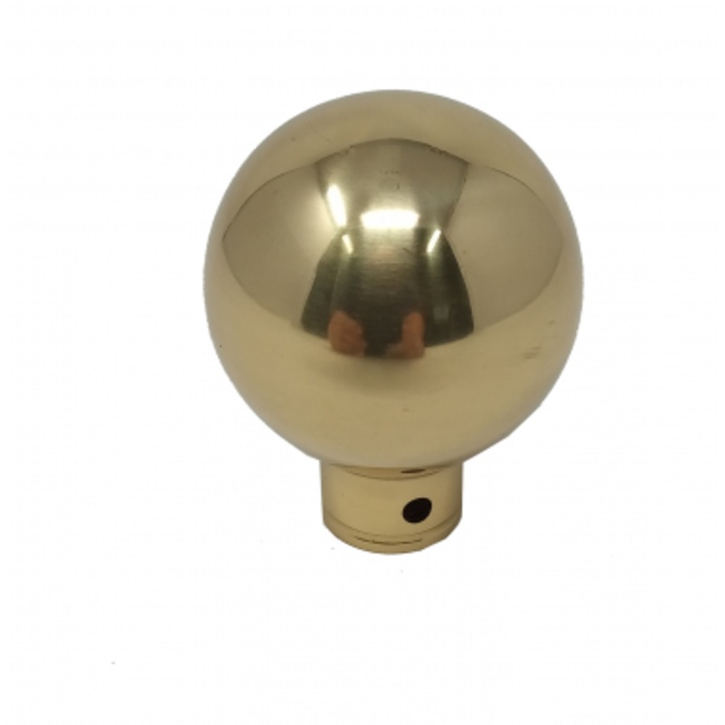 Large Solid Brass Pulling Hame Ball