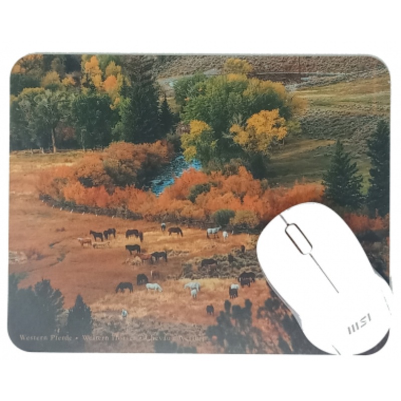 Western Horses By Mountain – Mouse Pad
