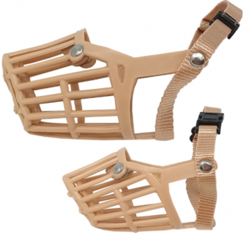 Basket Dog Muzzle – Beige