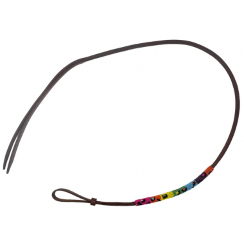 Circle Y Rainbow Leopard Beaded Over And Under