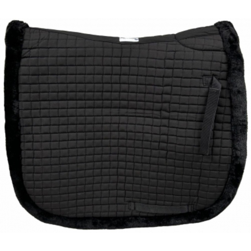 Union Hill Fleece Lined Dressage Pad – Black