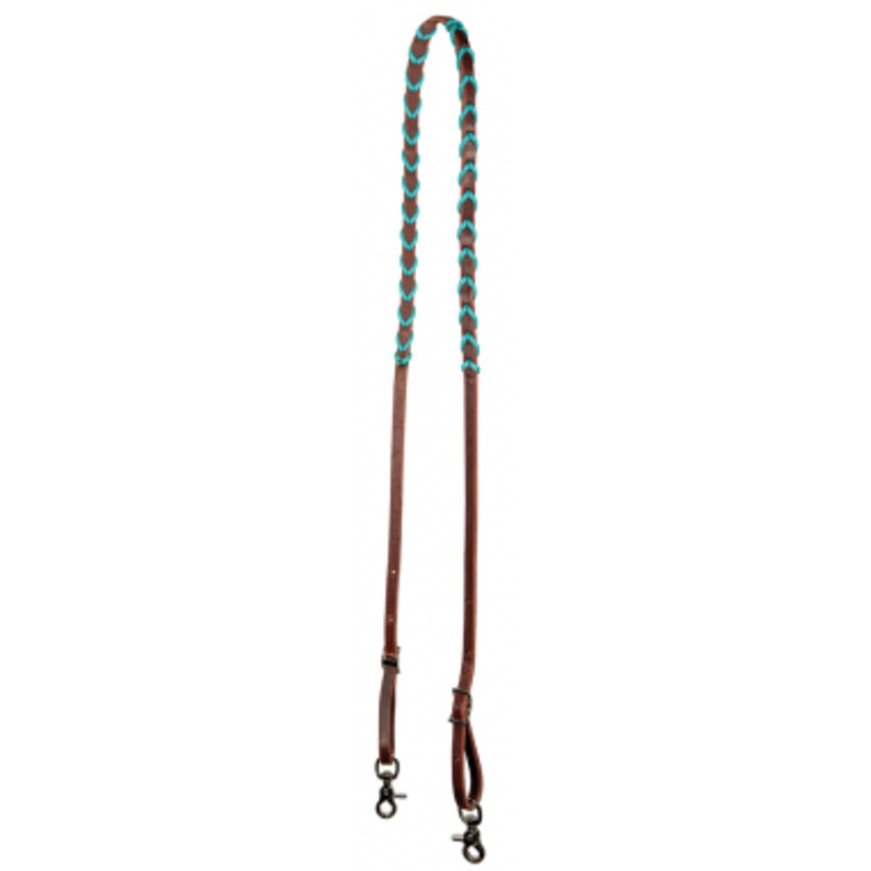 Professional’s Choice 1/2 Inch Burgundy Leather Pony Reins