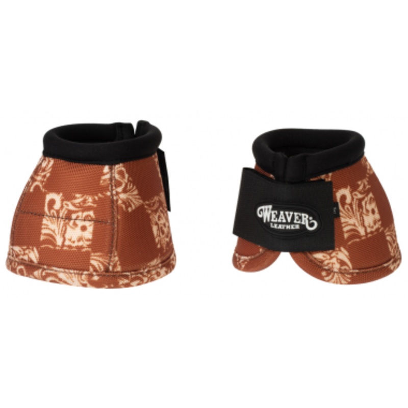 Weaver No-Turn Bell Boots – Checkerboard