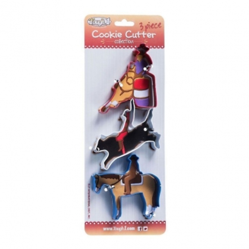 Rodeo Events Cookie Cutters – 3 Pack