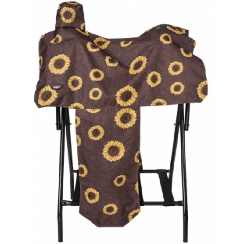 Tough-1 All-Over Sunflower Western Saddle Cover