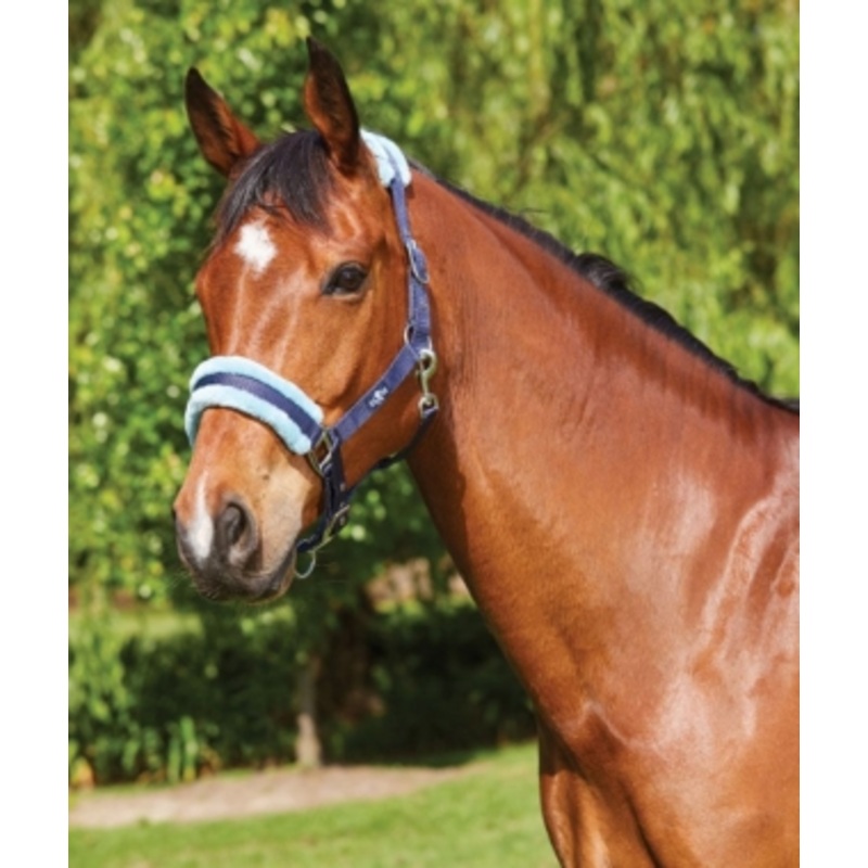 Weatherbeeta Saxon Element Fleece Halter With Adjustable Chin And Throat Snap